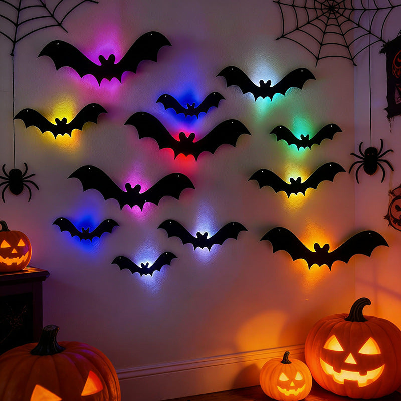 Halloween LED Bat Wall Stickers