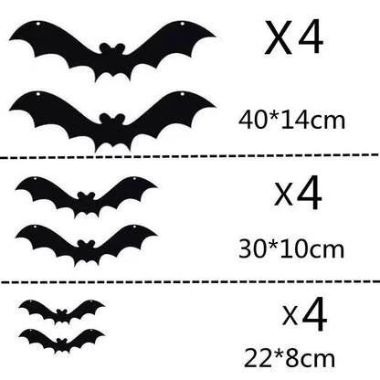 Halloween LED Bat Wall Stickers