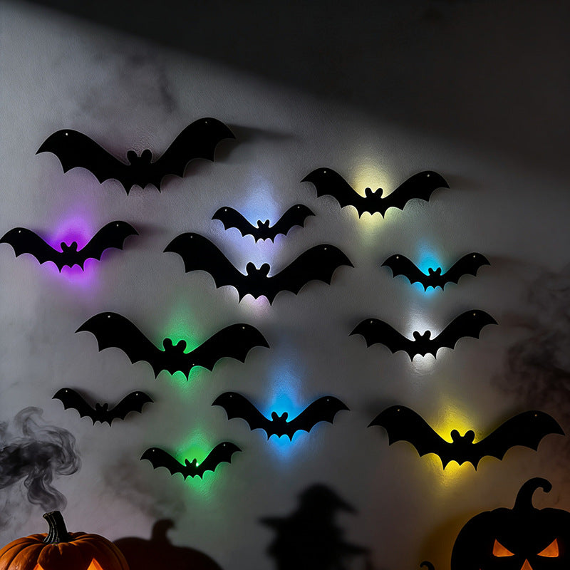 Halloween LED Bat Wall Stickers