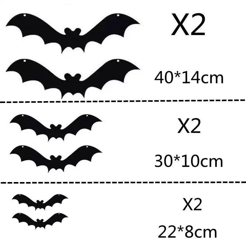 Halloween LED Bat Wall Stickers