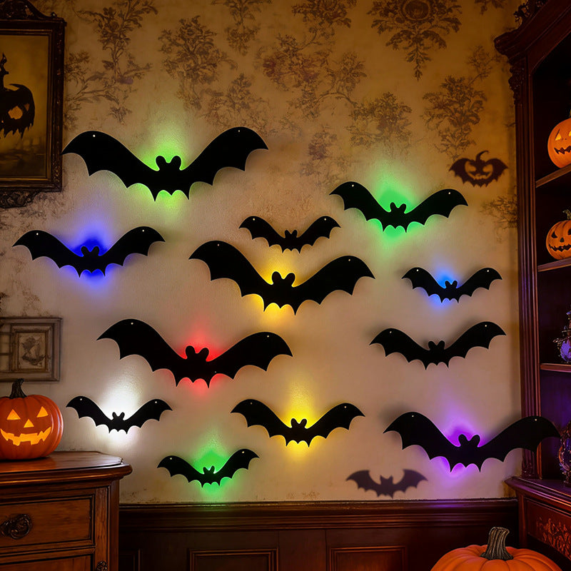 Halloween LED Bat Wall Stickers