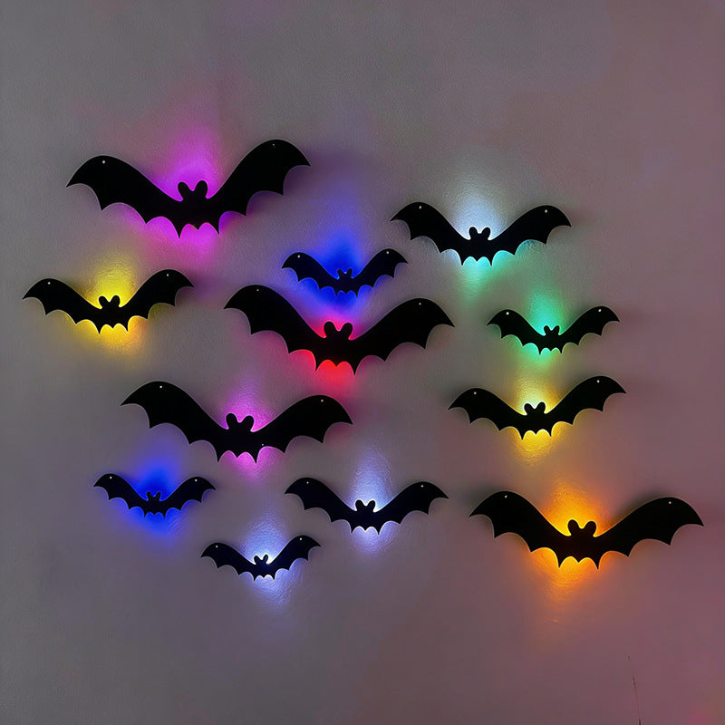 Halloween LED Bat Wall Stickers